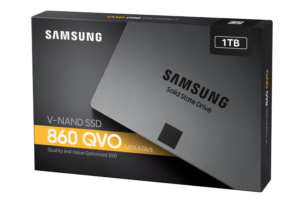 aflevere lure brud SAMSUNG 860 QVO-Series 2.5" SATA III Internal SSD Single Unit Version -  MZ-76Q1T0B/AM - Walmart.com