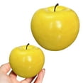 thumbnail image 2 of Artificial Apple,Fake Apple Fake Fruit Artificial Fruits Lifelike Simulation for Decoration Fake Fruit Bowl,Still Life Paintings,Home Cabinet Party Decor Photography(Yellow), 2 of 9