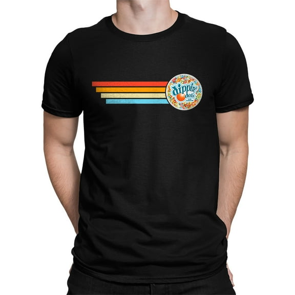 Retro Dippin' Dots Ice Cream Stripes - Cool Summer Graphic Men's T-shirt