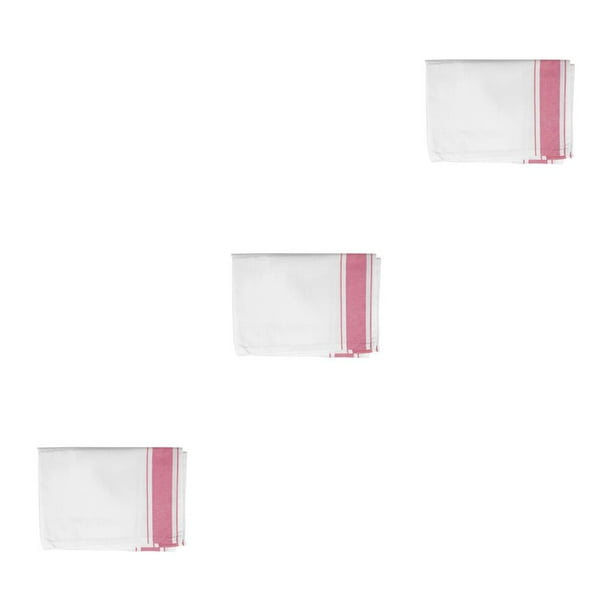 Billuyoard Paño de secado de vidrio de algodón Toalla lavable portátil Cocina Hotel Tazón Vajilla Paños de limpieza Rojo Type1 NO1