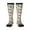 2 Black-1, variant on Cotton Tree print thigh-high socks, crafted for both men and women with a stretchy, high-opaque design perfect for daily wear