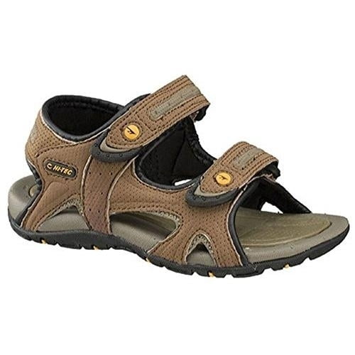 Hi-Tec Kids Owaka Sandals Brown Lightweight Durable Outdoor Footwear Size [Insert Size]