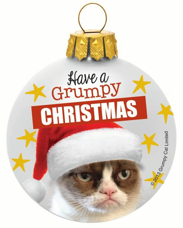 Have a Grumpy Christmas - Grumpy Cat Christmas Ornament by Ganz
