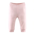 thumbnail image 2 of The Peanutshell Baby Pants for Girls 5 Pack Pink White Floral Stars, 2 of 8