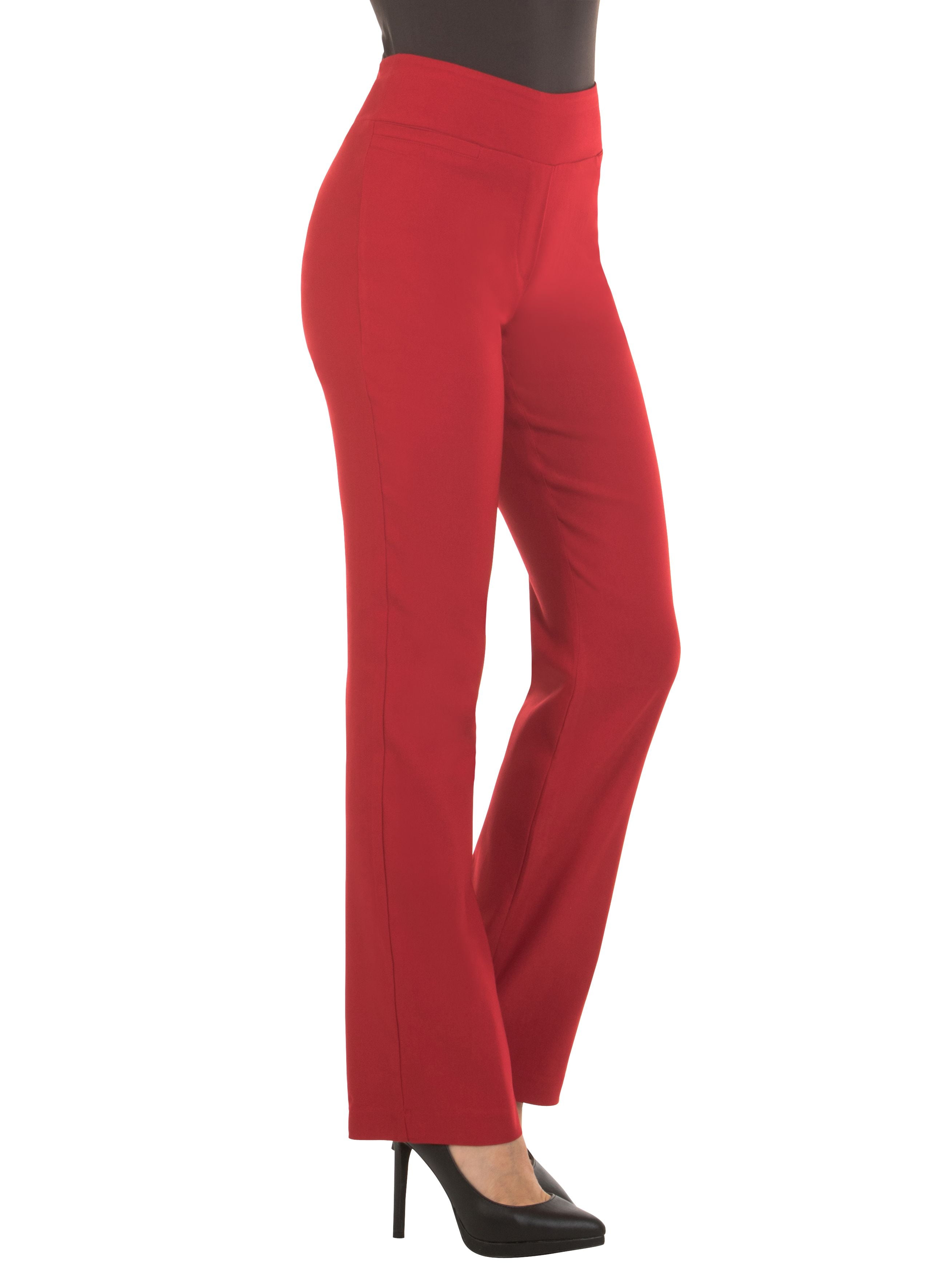 red hanger bootcut dress pants