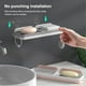 thumbnail image 2 of Inteprter Esponja soporte cocina baño pared ducha baño estante autoadhesivo desmontable drenaje contenedor con percha Almacenamiento y organización del hogar Azul amarillo Inteprter HA063243-01B, 2 of 6