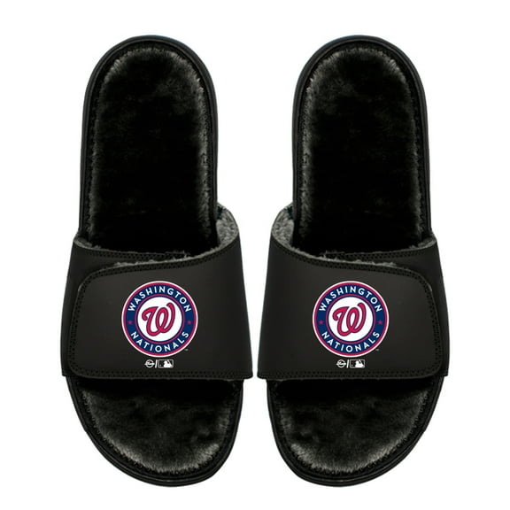 Unisex ISlide  Washington Nationals Logo Fur Slide Sandals