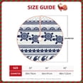 thumbnail image 2 of Rateoe Sea Underwater Turtles Pattern Christmas Tree Skirt with Ties , Christmas Tree Decorations, Farmhouse Christmas Decor Xmas Holiday Decorations-30", 2 of 6
