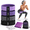 Mauve, Purple, Grey, Black-4, variant on Resistance Bands For Working Out With Workout Guide. 4 Booty Women Men Fabric Elastic Exercise Thigh Glute Set