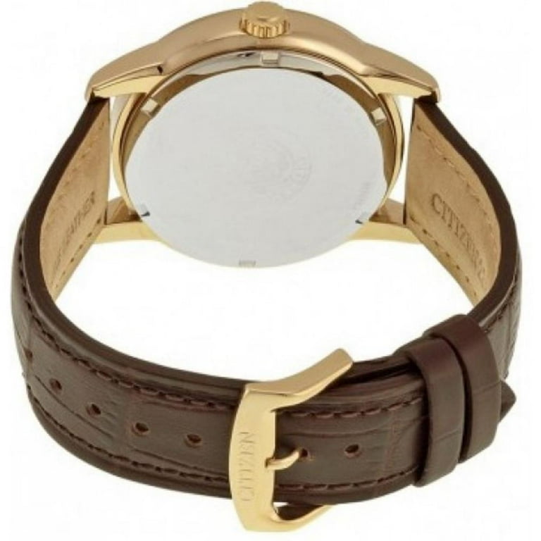 Citizen Men's Eco-Drive Dress Watch, Gold Leather, Model: BU2013-08E -  Walmart.com