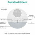 thumbnail image 3 of Noise Machine Sleep Therapy Sound Machine Nature Fan Sounds Noise Machine Sleep Sound Therapy, 3 of 11