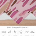 thumbnail image 6 of Abstract Style Flannel Blanket for Bed,Travel and Camping, Impressionist Theme Pink Water Ripple Super Soft Cozy Blanket for All Seasons 40"x50", 6 of 7