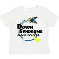 thumbnail image 3 of Inktastic Down Syndrome Awareness with Butterfly and Ribbon Boys or Girls Toddler T-Shirt, 3 of 5