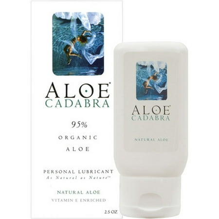 Aloe Cadabra Organic Lube Natural 2.5 oz (Best Kind Of Lube To Use)