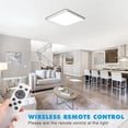 thumbnail image 5 of RKSTN Lamps and lanterns Recessed LED Ceiling Light With RGB Backlight 24W 3000K-6000K Dimmable RGB Backlight Ceiling Light household supplies, 5 of 5