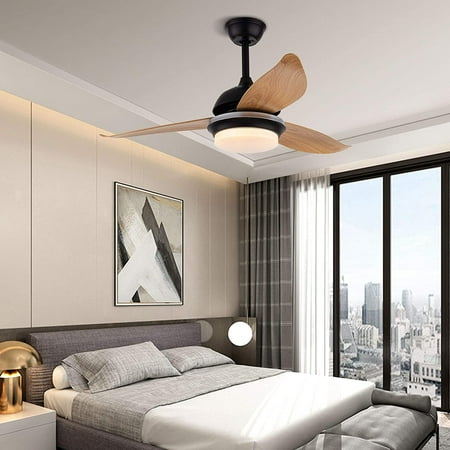 

TFCFL 48 Inch Ceiling Fan Light with Timing Function Remote Control for Home Decoration Living Room Bedroom