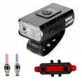 thumbnail image 1 of DYNWAVECA Bike Light Set Back Taillights 2 LED Easy Installation Lightweight Bicycle Headlight Bicycle Light Set for Off Road Commuting A, 1 of 6