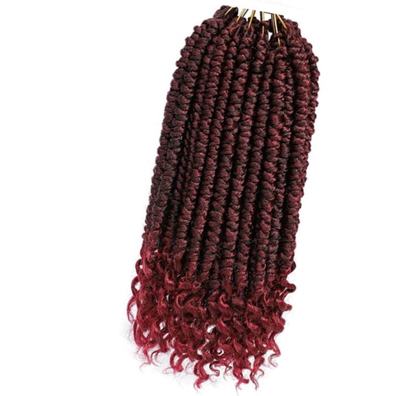Dreadlock Hairtie 12 Strands Braids Natural Looks High Temperature Fibers Braiding Hair Extension For Fashion Enthusiasts