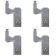 thumbnail image 2 of 4PCS Universal 0 25W LED Sensor Bisagra para Gabinete Dormitorio(WW), 2 of 7