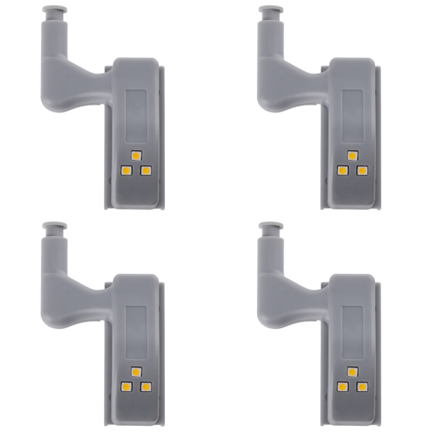 Luz LED con sensor de bisagra universal 0 25W para gabinete cocina dormitorio WW 4PCS