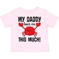 thumbnail image 3 of Inktastic Daddy Loves Me Childs Crab Boys or Girls Toddler T-Shirt, 3 of 5