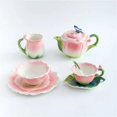 thumbnail image 2 of European  Flower Mug Couples Afternoon Tea Ceramic Coffee Cup Set Office Kungfu Tea Set Home Drinking Set Friend Gift, 2 of 21