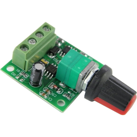 CHANCS PWM DC Motor Speed Controller (1.8V 3V 5V 6V 12V 2A) and Switch Function