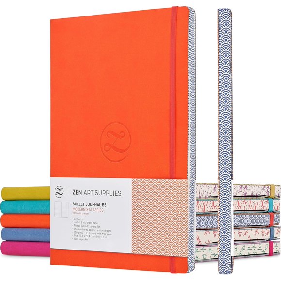 Journal ZenART Supplies B5 18 x 25 cm 120 g/m² Naranja