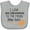 AC-Heather Grey, variant on Inktastic I Love My Grandad to the Moon and Back Boys or Girls Baby Bib