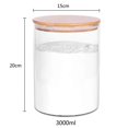 thumbnail image 2 of Tarro de almacenamiento de alimentos con hojas y árboles, 3000 ml (juego de 2), 2 of 7