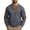 Grey, variant on Men's Basic Turtleneck Long Sleeve Knit Casual Pullover Top for Sports and Leisure