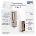 thumbnail image 3 of Ventilador Humidificador de Aire 2 en 1 Esquimal, Recargable, 9 Velocidades, pantalla LED ( Khaki), 3 of 7