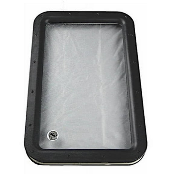 12" x 21" Inner and Outer Window Frame with Seal, Black