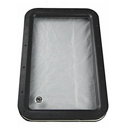 12" x 21" Inner and Outer Window Frame with Seal, Black