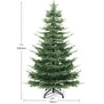 thumbnail image 2 of Uforic 7.5ft Pre-Lit Aspen Fir Christmas Tree,Holiday Crystal Decoration Layered Christmas Tree with 1319 PE & PVC Branch Tips and 700 Lights,Green, 2 of 6