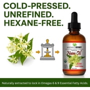 Mayans Secret Organic Neem Oil 4 fl oz for Skin and Hair Care, Cold Pressed Non-GMO Oil