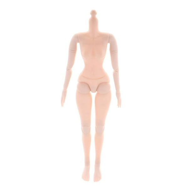 Muñeca BJD de 60 cm y 21 pulgadas, articulada, 1/3, cuerpo desnudo, piel normal, sin cabeza