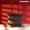 thumbnail image 2 of Bolso Montana West de piel vegana tejida para mujer MWC-090CF, 2 of 6