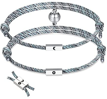 2 Pcs Couples Bracelets Friendship Bracelet Magnetic Mutual Attraction  Relationship Matching Distance Bracelet Stone Beads Bracelets  Walmartcom