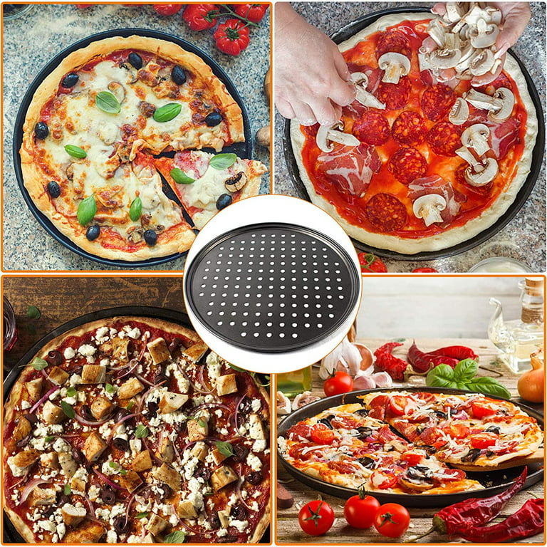 Simax Glass Pizza Pan for Oven: Borosilicate Glass Pizza Tray for Oven -  12.5-inch Pizza Pans - Pizza Plates - Pizza Tray Oven Pan - Round Pizza  Pans