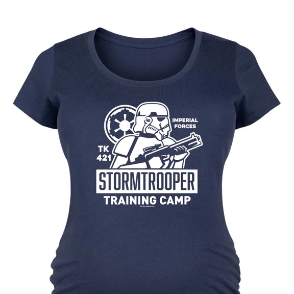 Star Wars - Storm Trooper Training - Women's Maternity Scoop Neck Graphic T-Shirt