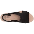 thumbnail image 5 of Clarks Womens Annadel Ivory Open Toe Casual Platform, Black Nubuck, Size 8.5, 5 of 6