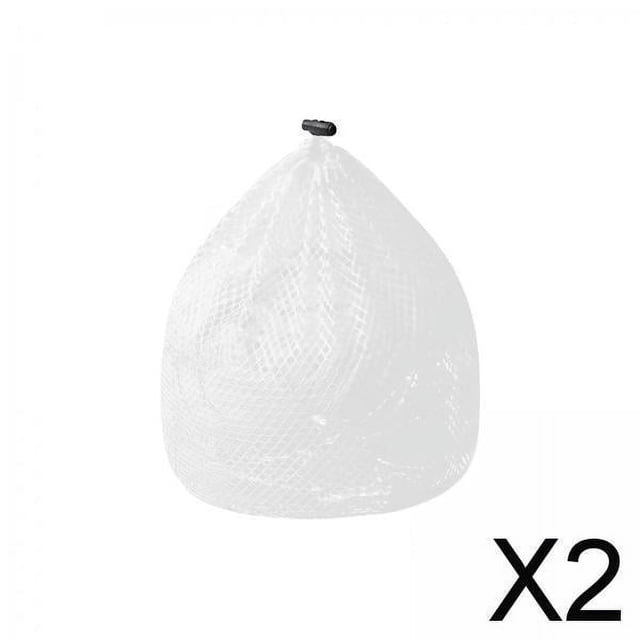 2x Bolsa de Malla para Lavandería, Almacenamiento de Viaje, Bolsa Organizadora de Ropa Sucia, Bolsa de Lavado de Ropa Versátil para Pantalones, Blusas 2 piezas