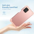 thumbnail image 5 of Dteck for Motorola G Power (2023) Armor Case, 3 in 1 Heavy Duty Shockproof Hybrid Hard PC Soft Rubber Drop Protection Slim Fit Hybrid Protective Cover Case, rosegold, 5 of 6