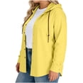 thumbnail image 5 of Tauxra Long Sleeve Tops for Women, Casual Pullover with Hood and Detail, Lightweight Knit Shirt for Spring and Summer, 5 of 7