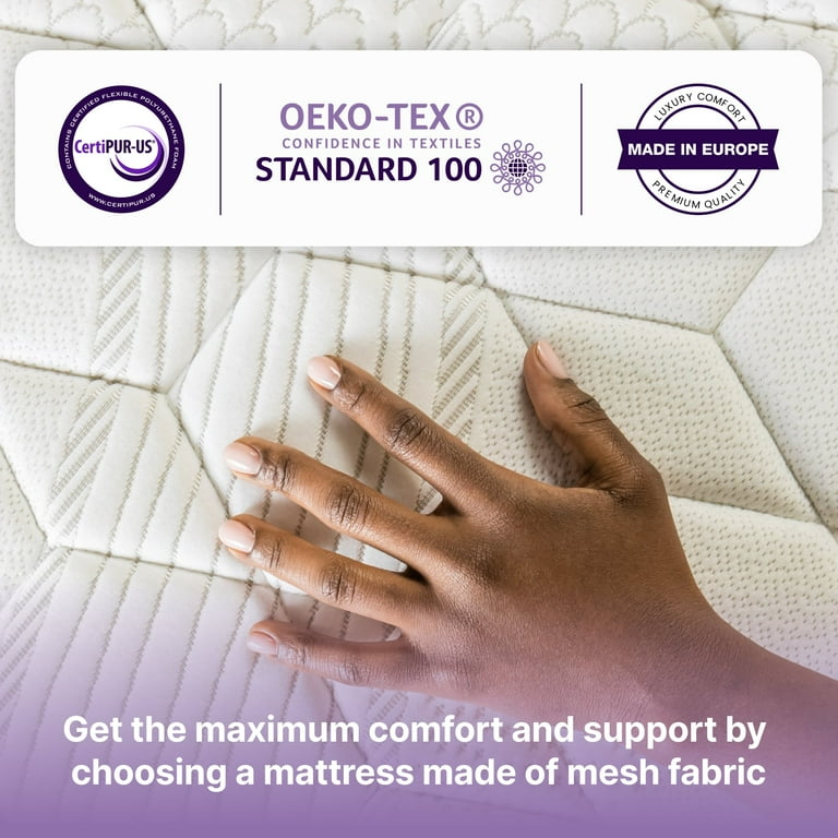 Nap queen by adba 12 2024 inch cooling gel hybrid mattress