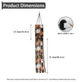 thumbnail image 7 of SEANATIVE Thanksgiving Fall Pumpkin Windsocks 2 Piece Outdoor Hanging 40 Inch Maple Leaves Wind Sock with Tails Festival Decoration for Yard Garden Patio Home Decorations, 7 of 7