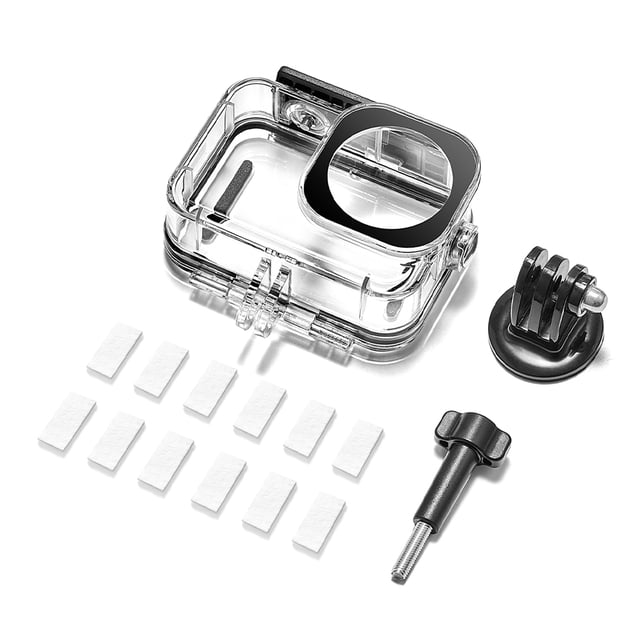 ARCADORA IP68 Waterproof Housing Case For DJI Osmo Action 6 PC Material 60M Underwater Shooting With Anti Fog Inserts