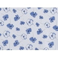 thumbnail image 2 of Zelouf Floral Pique Print  , Sewing, DIY, Crafts Fabric by the Yard, 149 Wht/blue, 10 Yard, 2 of 2