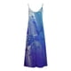 thumbnail image 4 of Vestido largo de playa ajustado con estampado de rayas sin mangas con cuello en V y cintura media a la moda para mujer Pompotops  ghjkhdj9228, 4 of 5